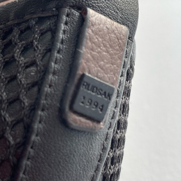 RUDSAK black high heels, leather sole, size 38 ( like a 8).  Strong & gorgeous! - Picture 3 of 13